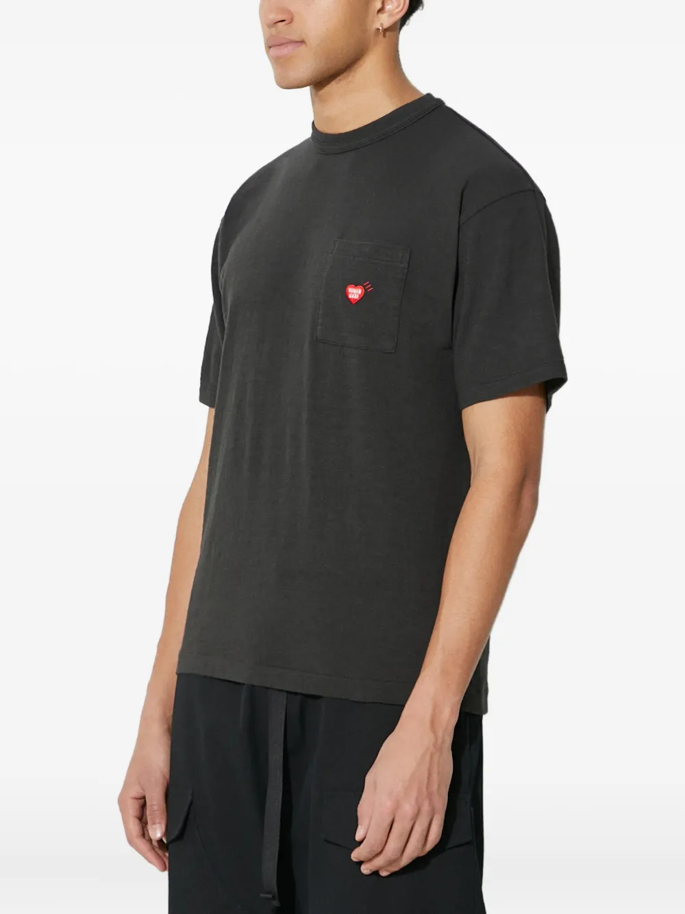 Human Made T-shirt met geborduurd logo Zwart