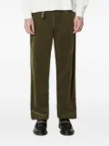 Human Made corduroy-wale trousers - Green