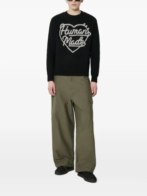 Human Made logo-patch trousers
