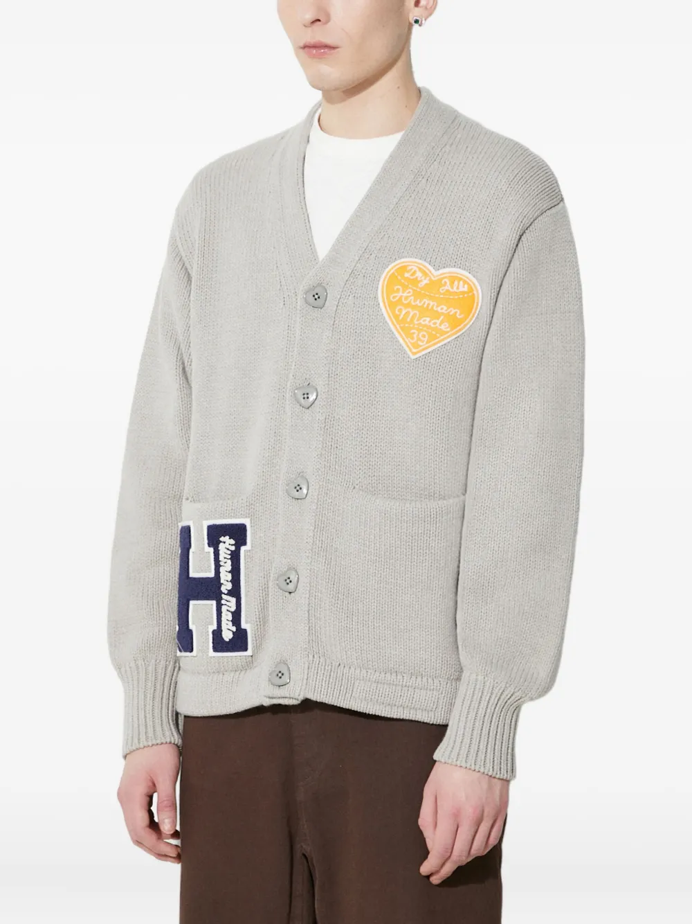 Human Made heart-patch cardigan | Cardigans | Image 2
