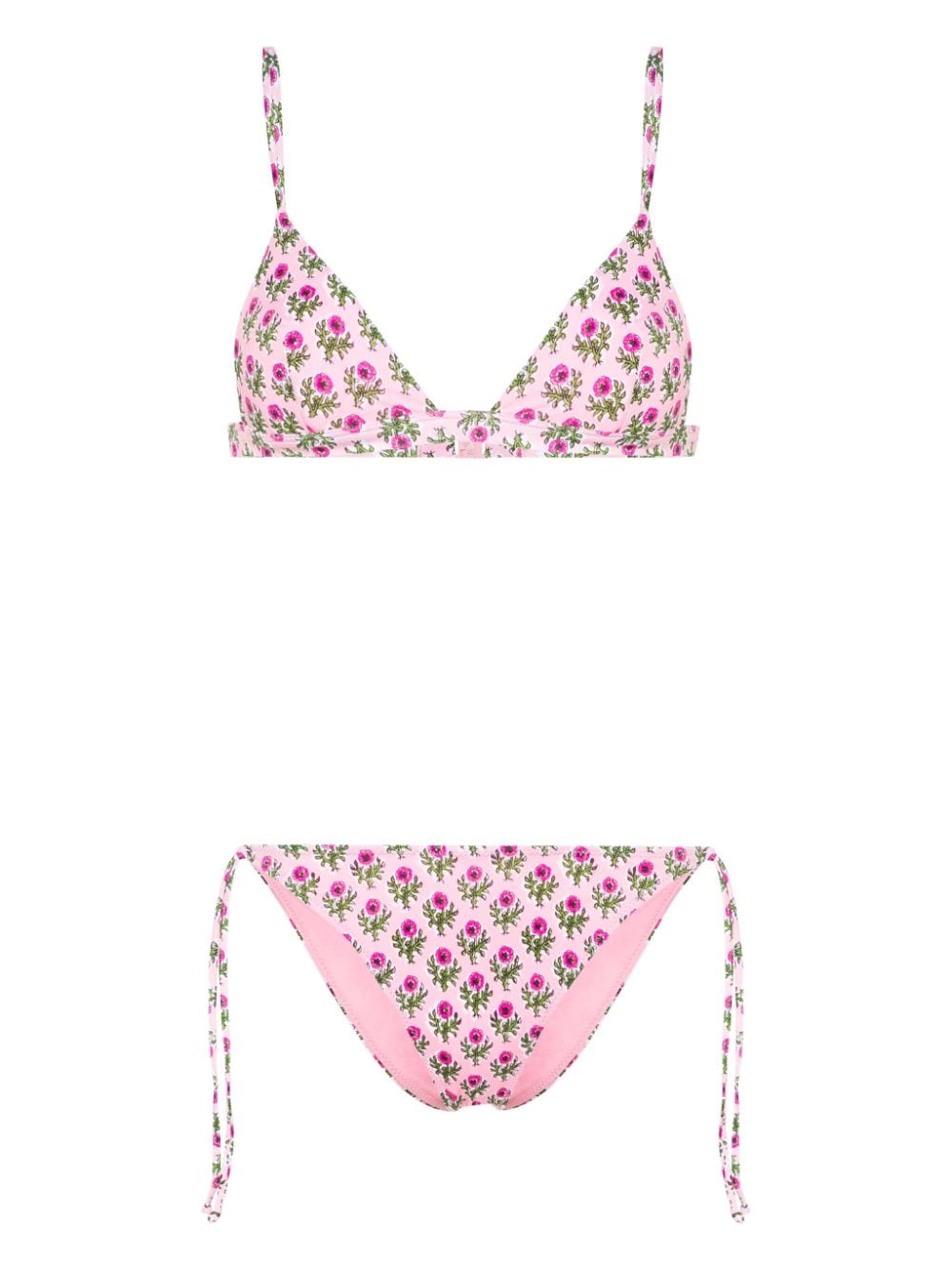 MC2 Saint Barth Virgo floral-print bikini Roze