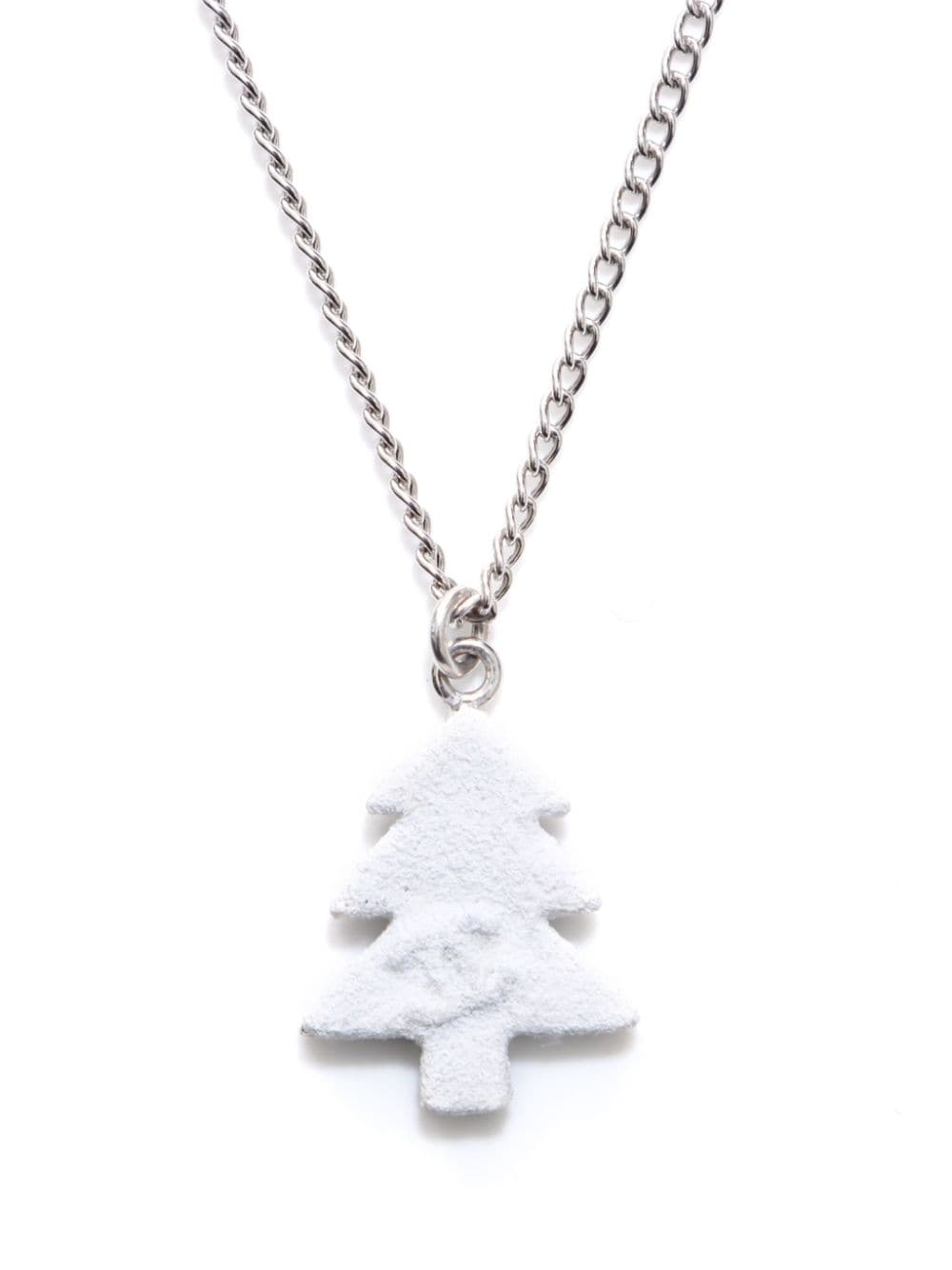 CHANEL Pre-Owned 2003 CC Christmas tree pendant necklace - Zilver