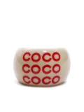 CHANEL Pre-Owned 2001 Coco-print ring - Neutrals