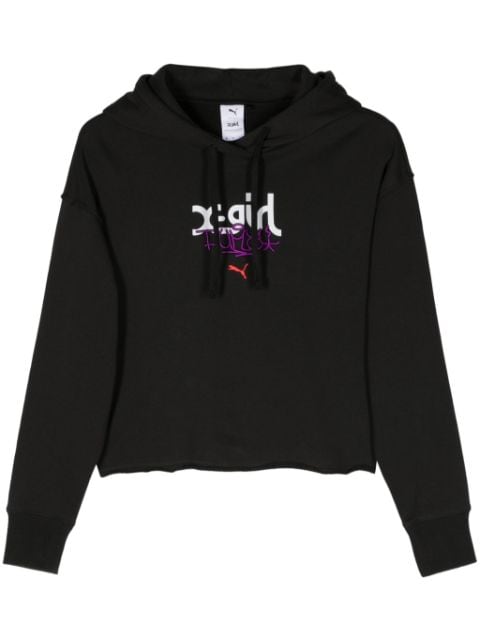 PUMA x X-GIRL cropped hoodie