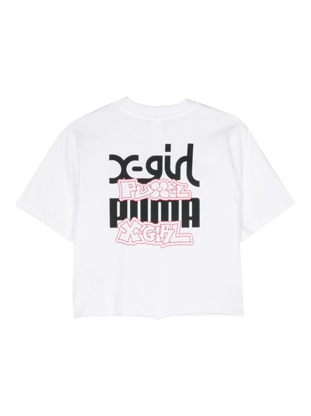 PUMA x X-GIRL T-shirt met logoprint - Wit