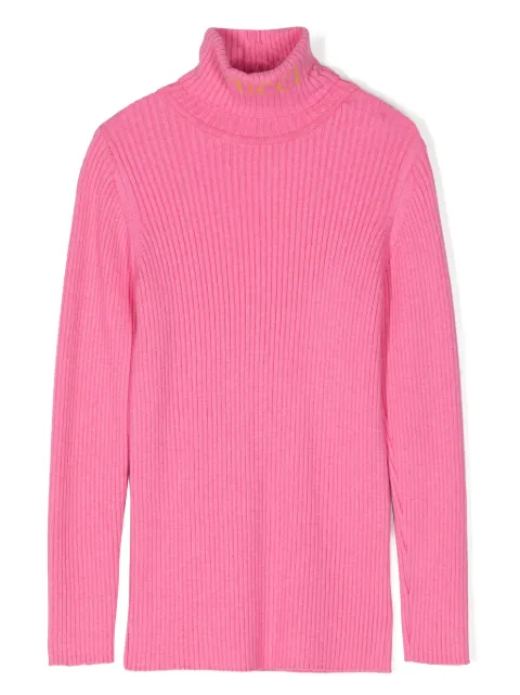PUCCI Junior halterneck knitted jumper