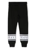 PUCCI Junior logo-print ribbed track pants - Black