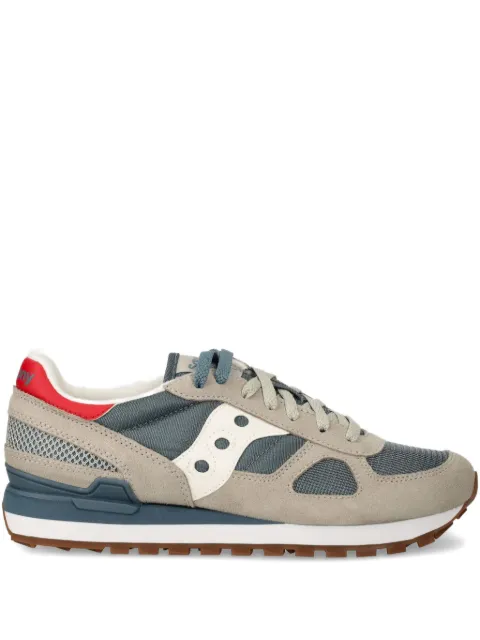 Saucony suede-panelled sneakers