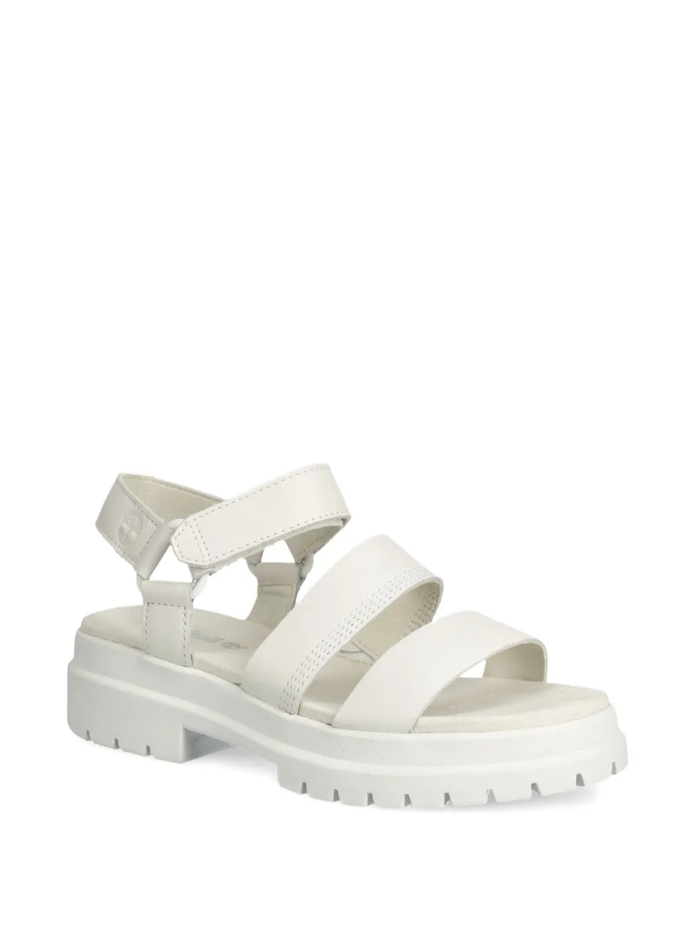 Timberland platform strap sandals Wit