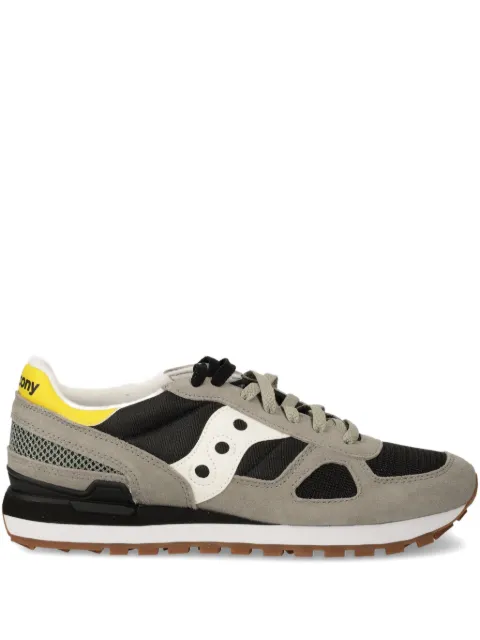Saucony suede-panelled sneakers