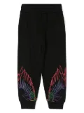Marcelo Burlon County Of Milan Kids Wings-print elasticated-waist track pants - Black
