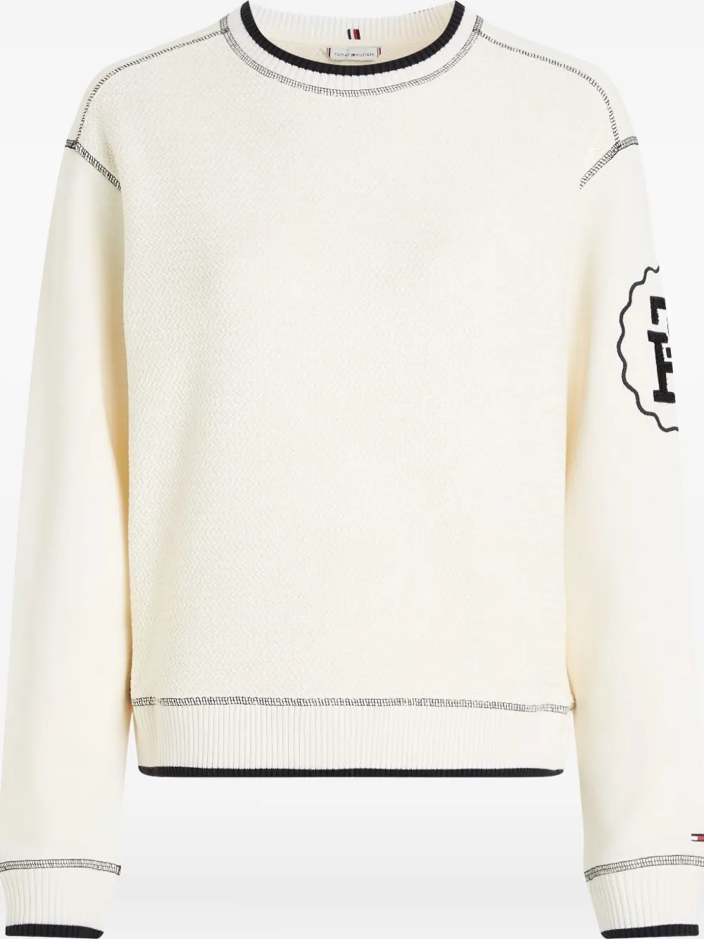 Tommy Hilfiger Regular Fit Woven Sweatshirt With Th Monogram