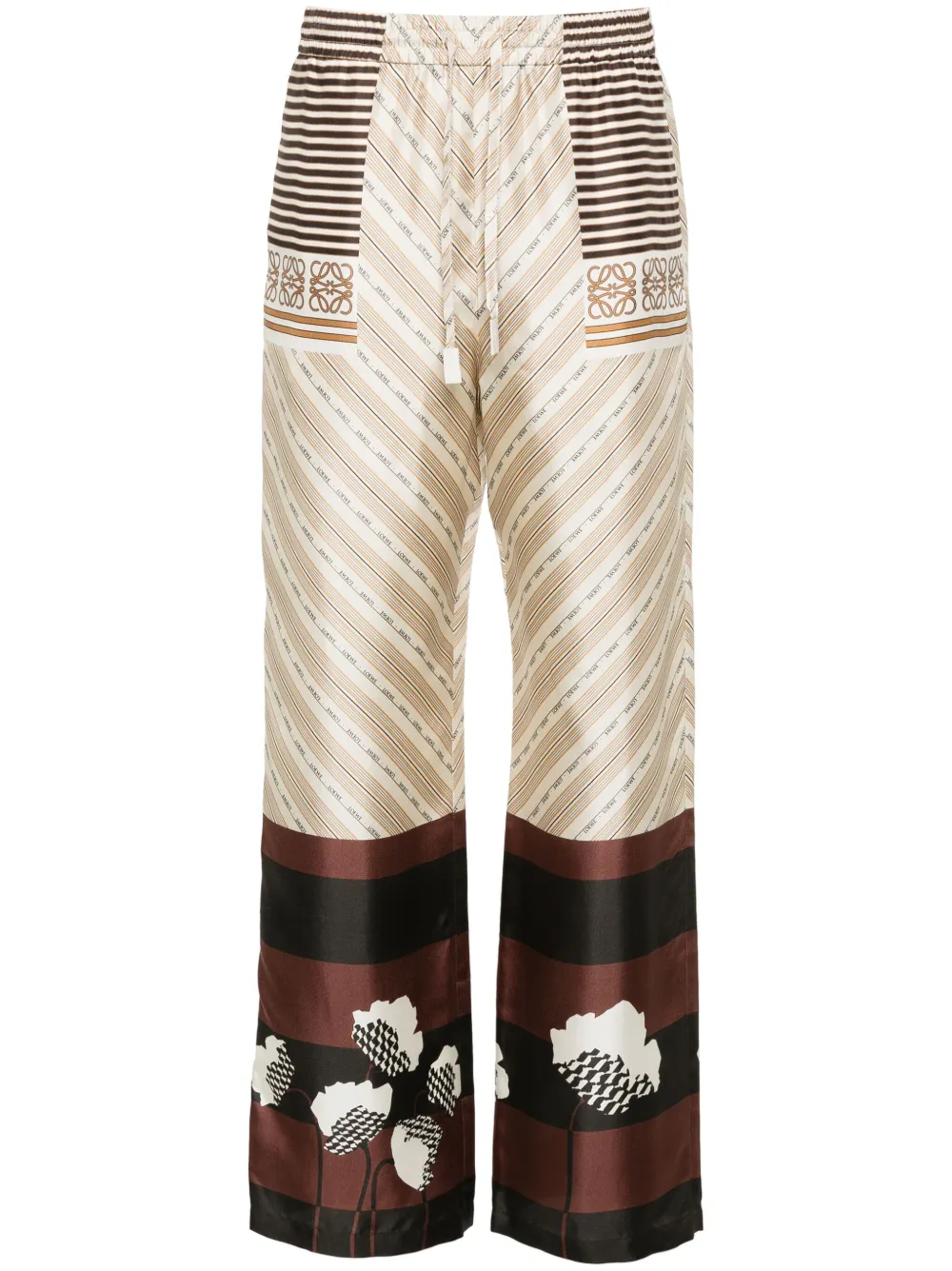 LOEWE Straight broek Beige