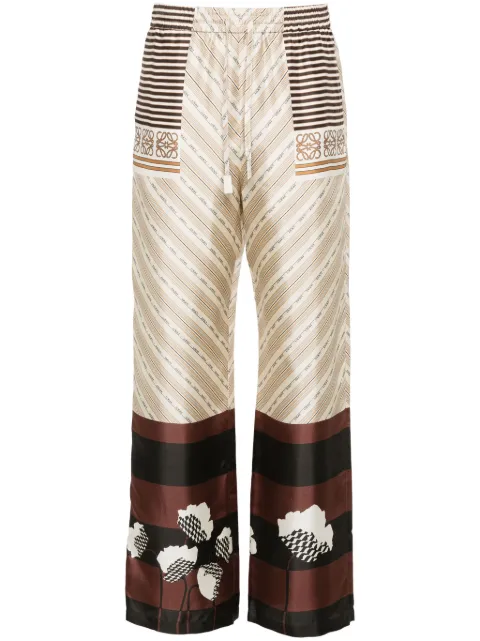 LOEWE printed straight trousers