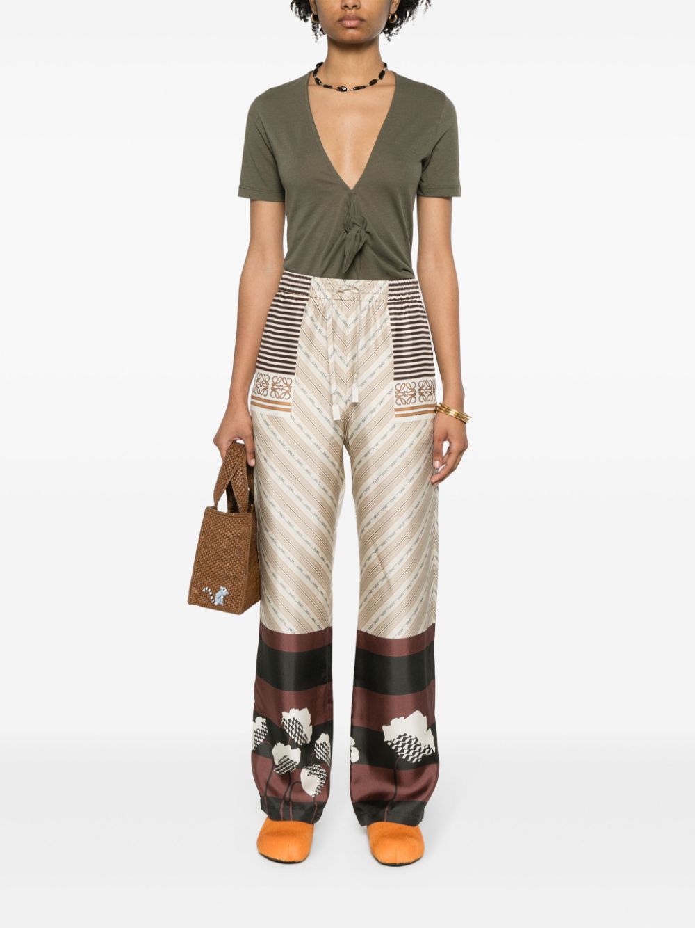 LOEWE Straight broek - Beige