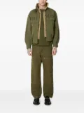 Human Made heart-detail utility trousers - Green
