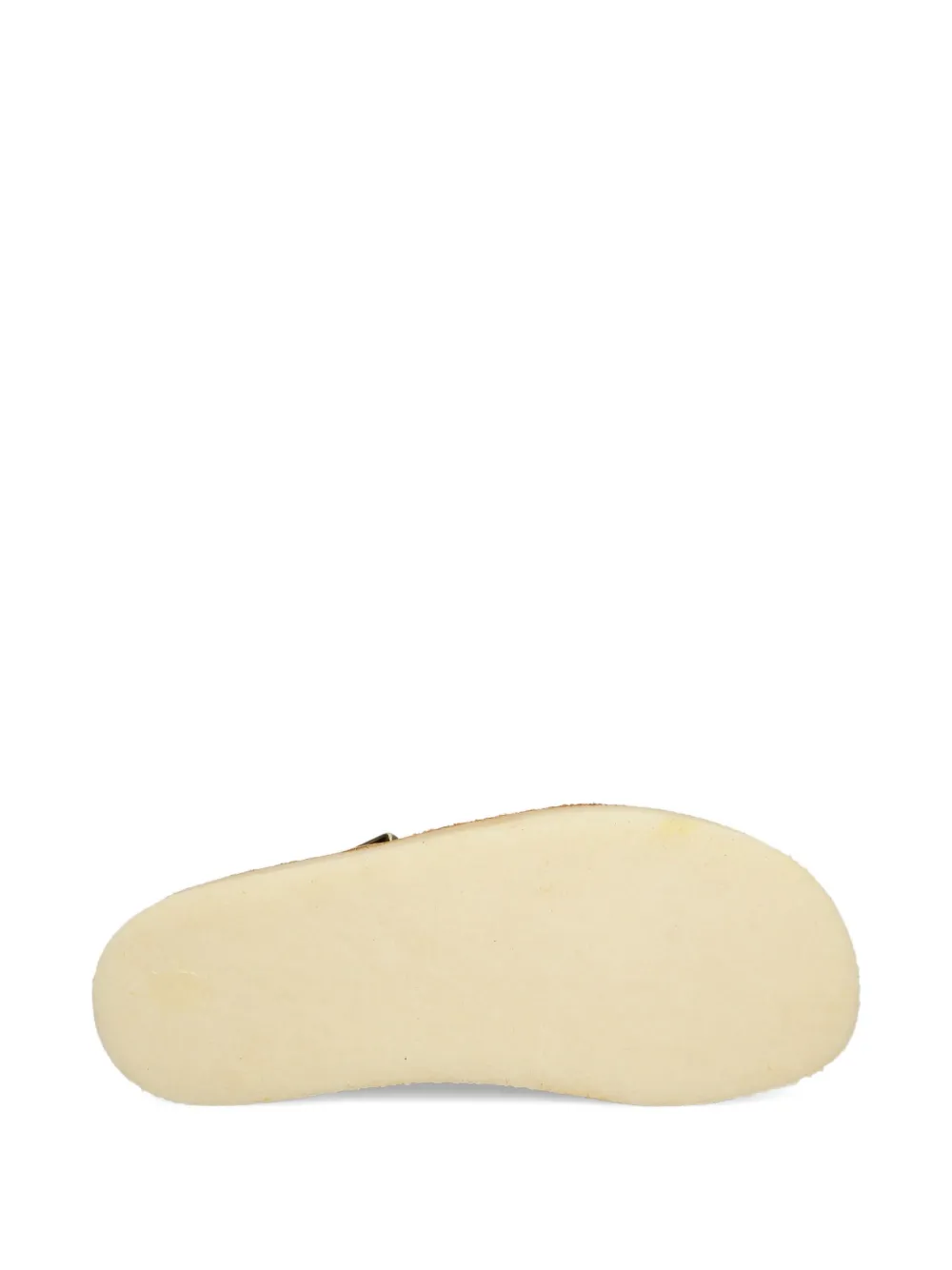 Clarks Originals Buckle Platform Mules In Neutral