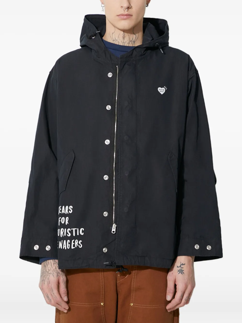 Human Made logo-print hooded jacket | Chamarras con capucha | Image 2