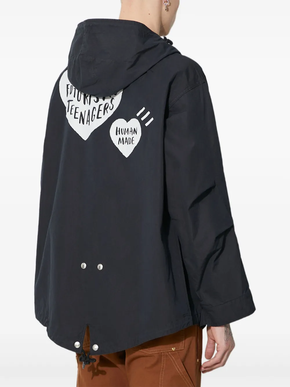 Human Made Jack met logoprint Zwart