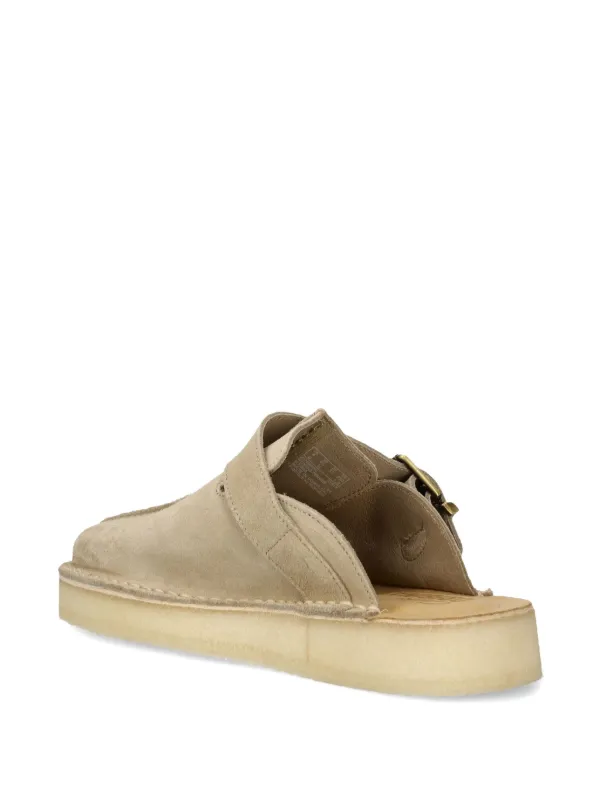 Clarks Originals Trek Mule Suede Slippers | Neutrals | FARFETCH CA
