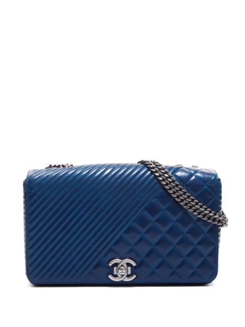 CHANEL 2014-2015 Coco Boy flap shoulder bag Women