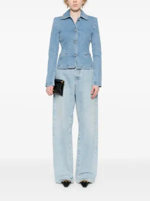 【関税込み】Magda Butrym デニムジャケット Magda Butrym デニムジャケット | グレー | FARFETCH JP
