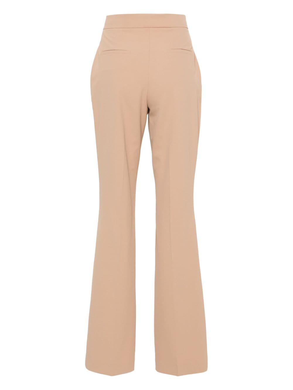 Shop Liu •jo Mid-rise Tailored Trousers In Neutrals