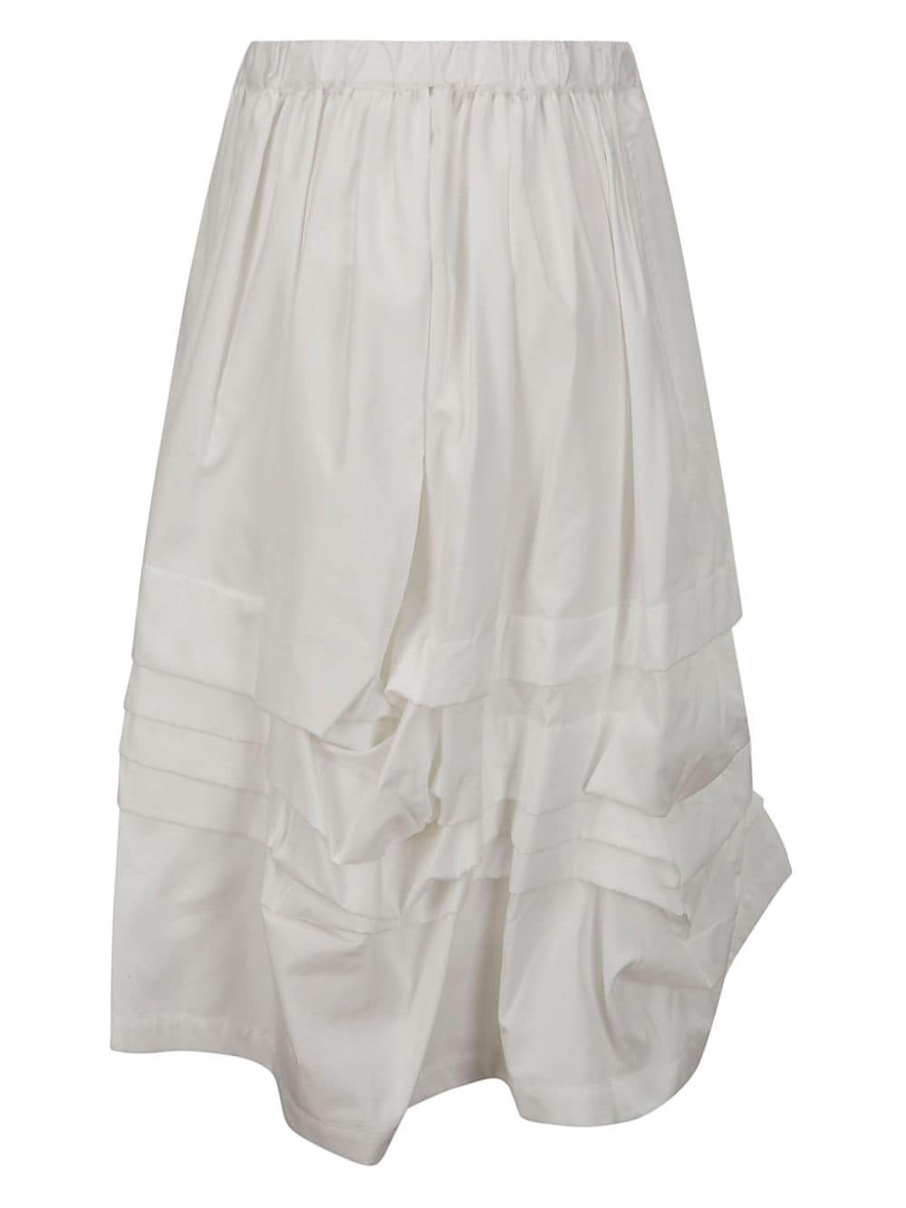 Shop Comme Des Garcons Girl Ruffled Layered Skirt In White