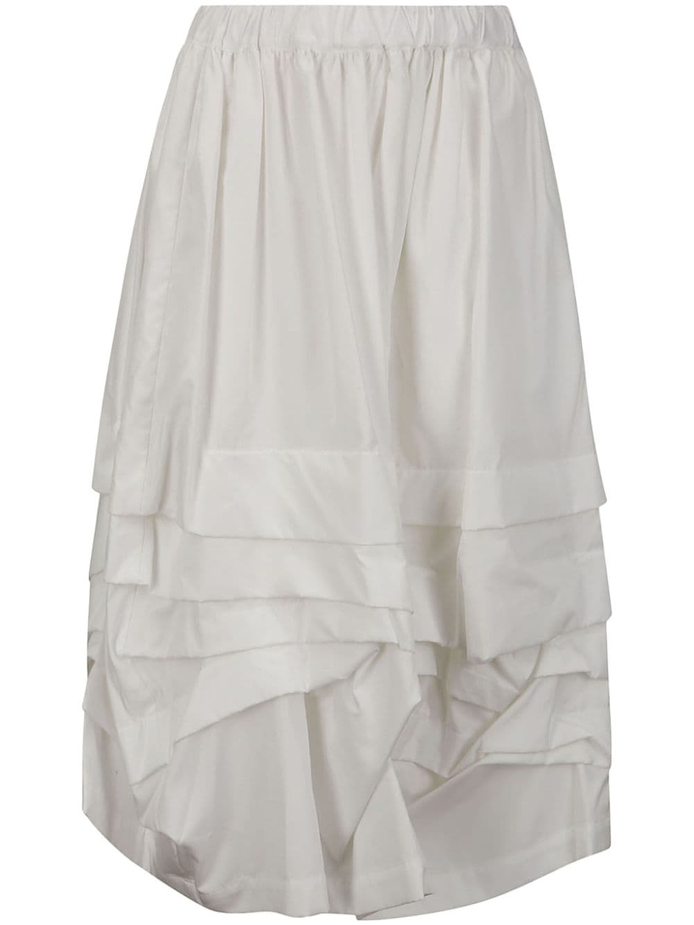 Comme Des Garçons Girl ruffled layered skirt - Bianco