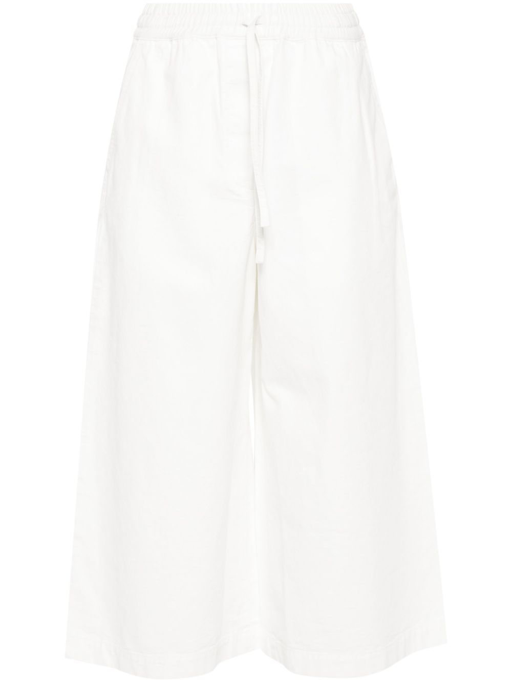 LOEWE pantalon ample à coupe courte - Blanc