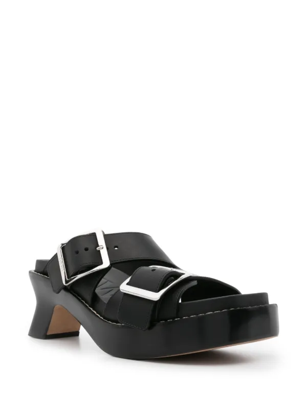 LOEWE Ease 70mm ミュール | ブラック | FARFETCH JP