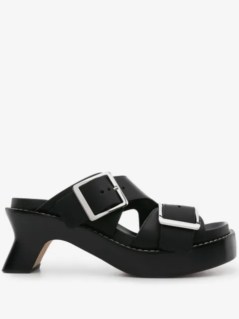 LOEWE 70mm Ease buckle-straps mules