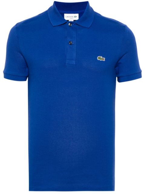 Lacoste logo-patch cotton polo shirt Men