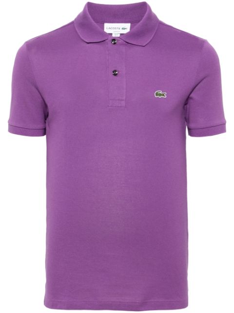 Lacoste logo-patch cotton polo shirt Men