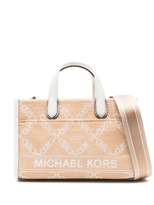 Michael Michael Kors Small Gigi Tote Bag Neutrals FARFETCH IE