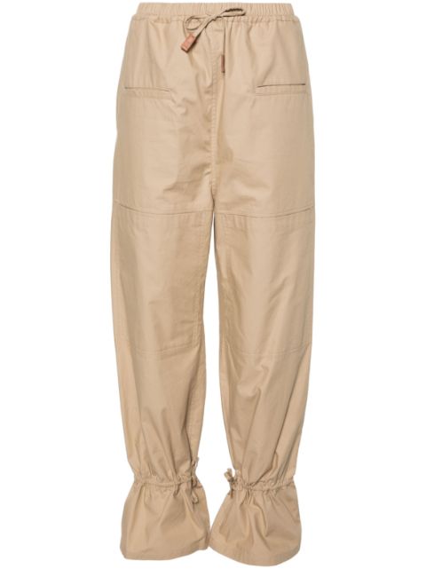 LOEWE drawstring cropped trousers Women