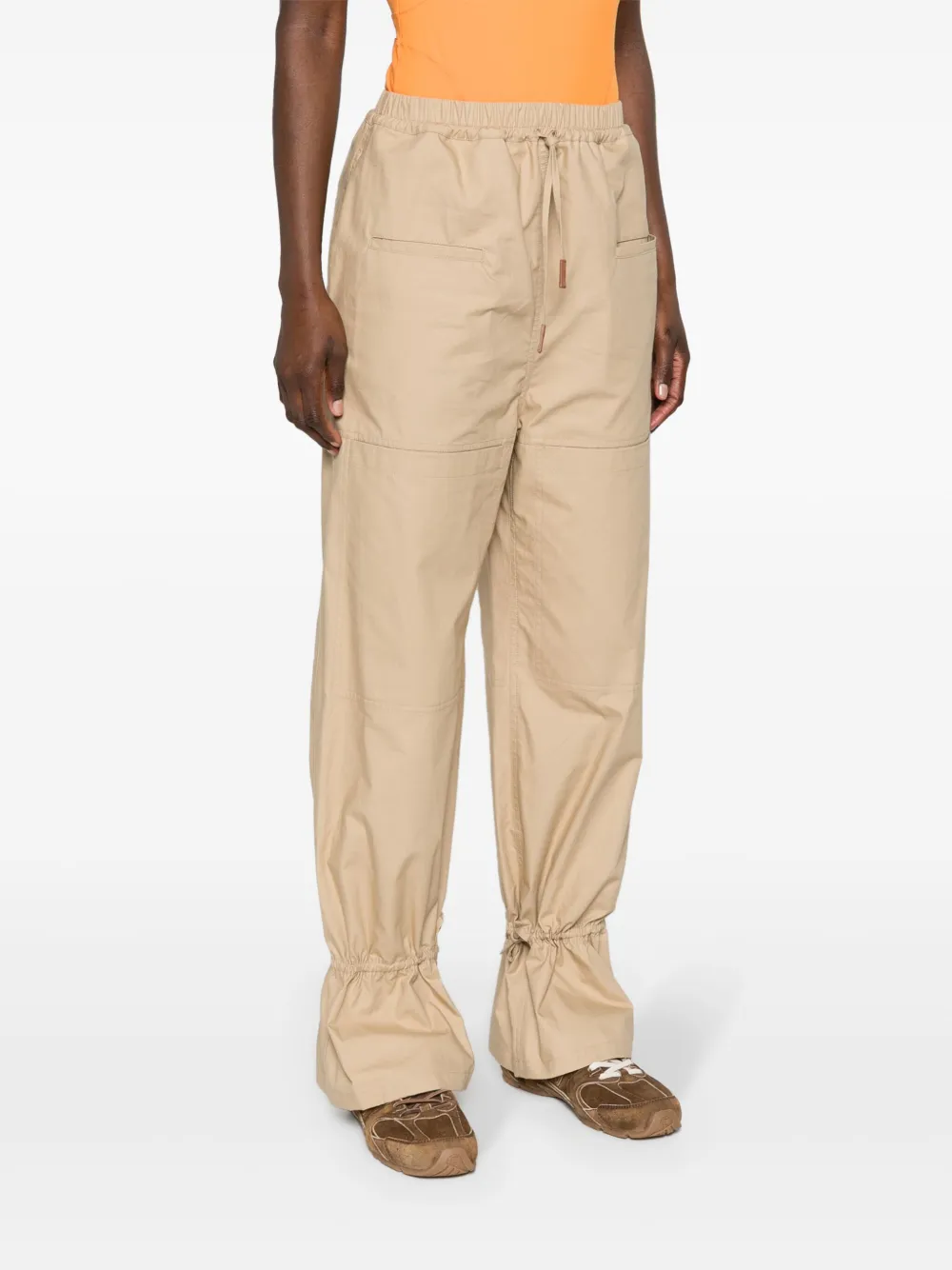 LOEWE drawstring cropped trousers Women