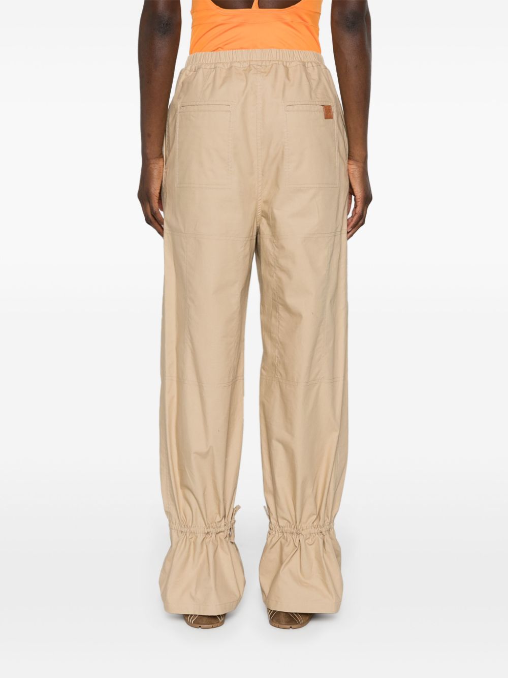 LOEWE drawstring cropped trousers Women