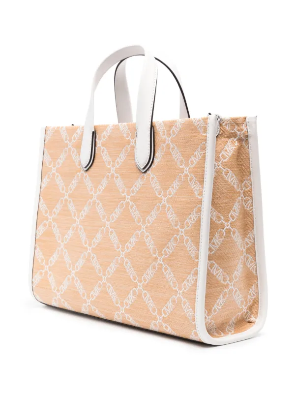 トートバッグ Michael Kors GIGI LARGE TOTE BAG Gigi Large Empire Logo Jacquard Tote Bag | Michael Kors [US]