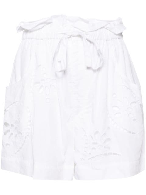 ISABEL MARANT Hidea lace-detailed shorts