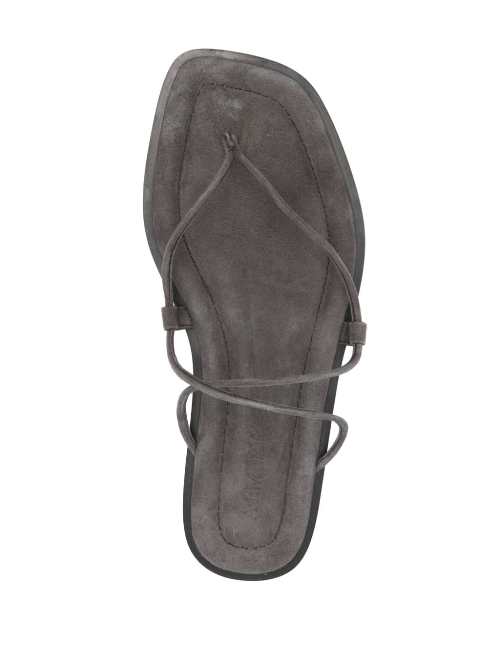 Shop A.emery Nodi Suede Sandals In Grey