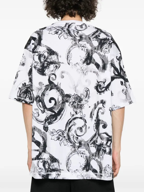 Versace Jeans Couture logo-print Cotton T-shirt | White