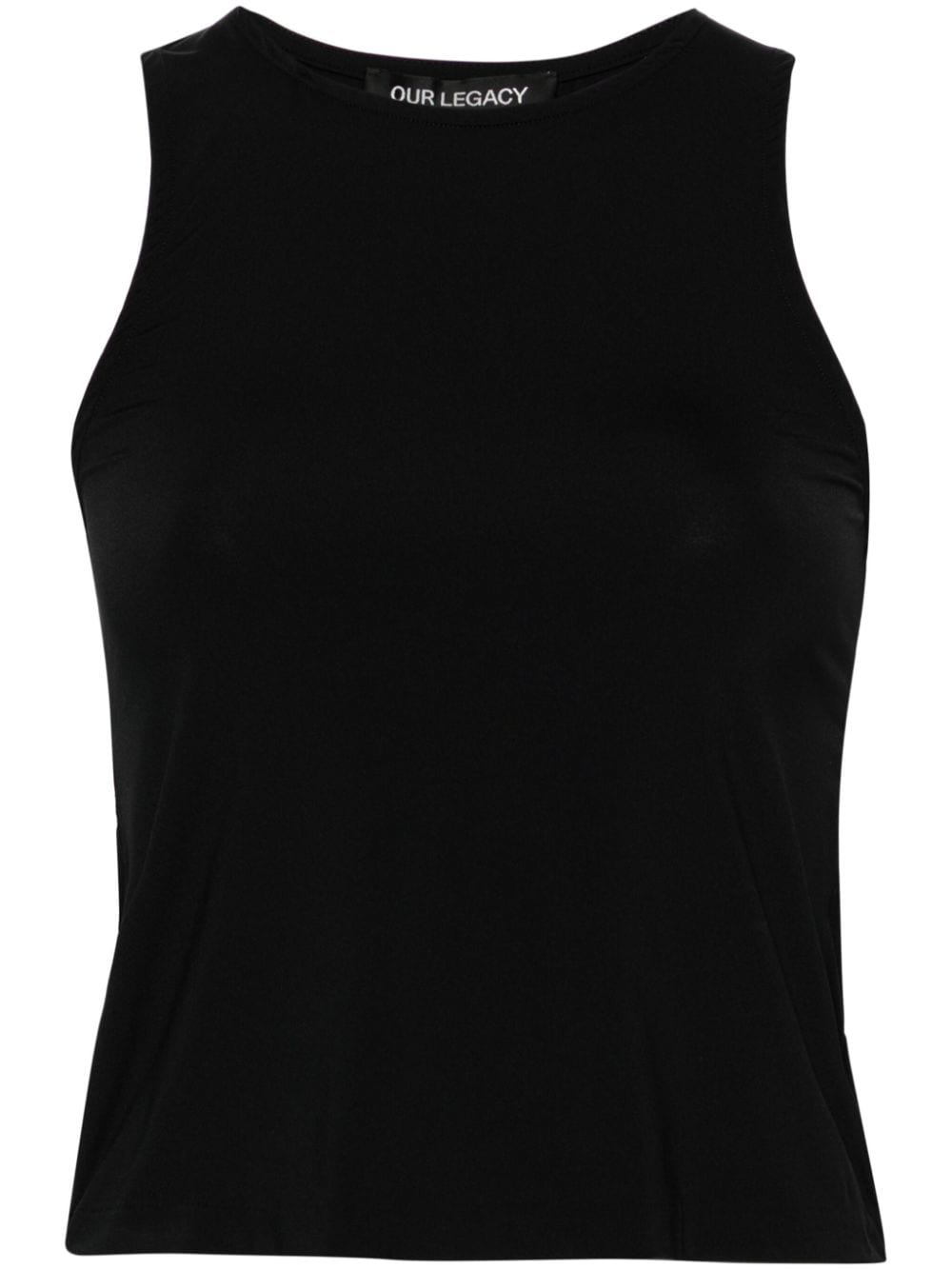 Our Legacy Wave Sleeveless Tank Top In Black
