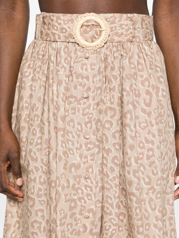 TWINSET アニマルプリント スカート | ニュートラル | FARFETCH JP