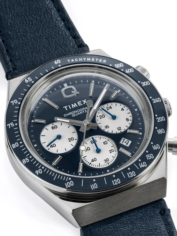 【2024正規激安】 Timex Q TIMEX クロノグラフ JP FARFETCH | ブルー | 40mm 時計