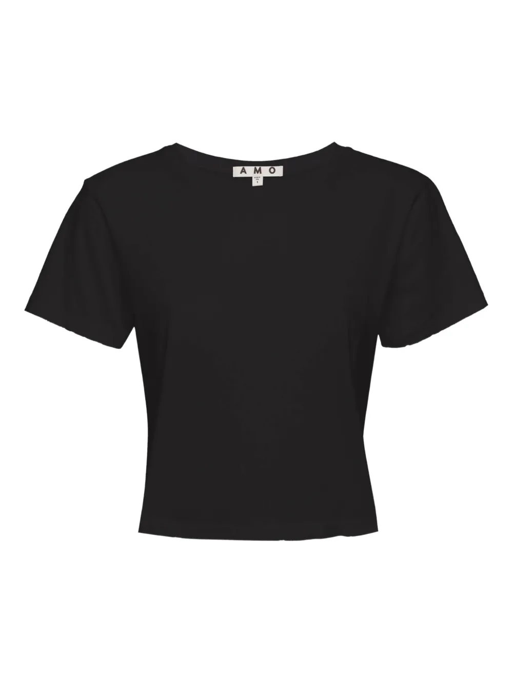 AMO cropped T-shirt - Nero