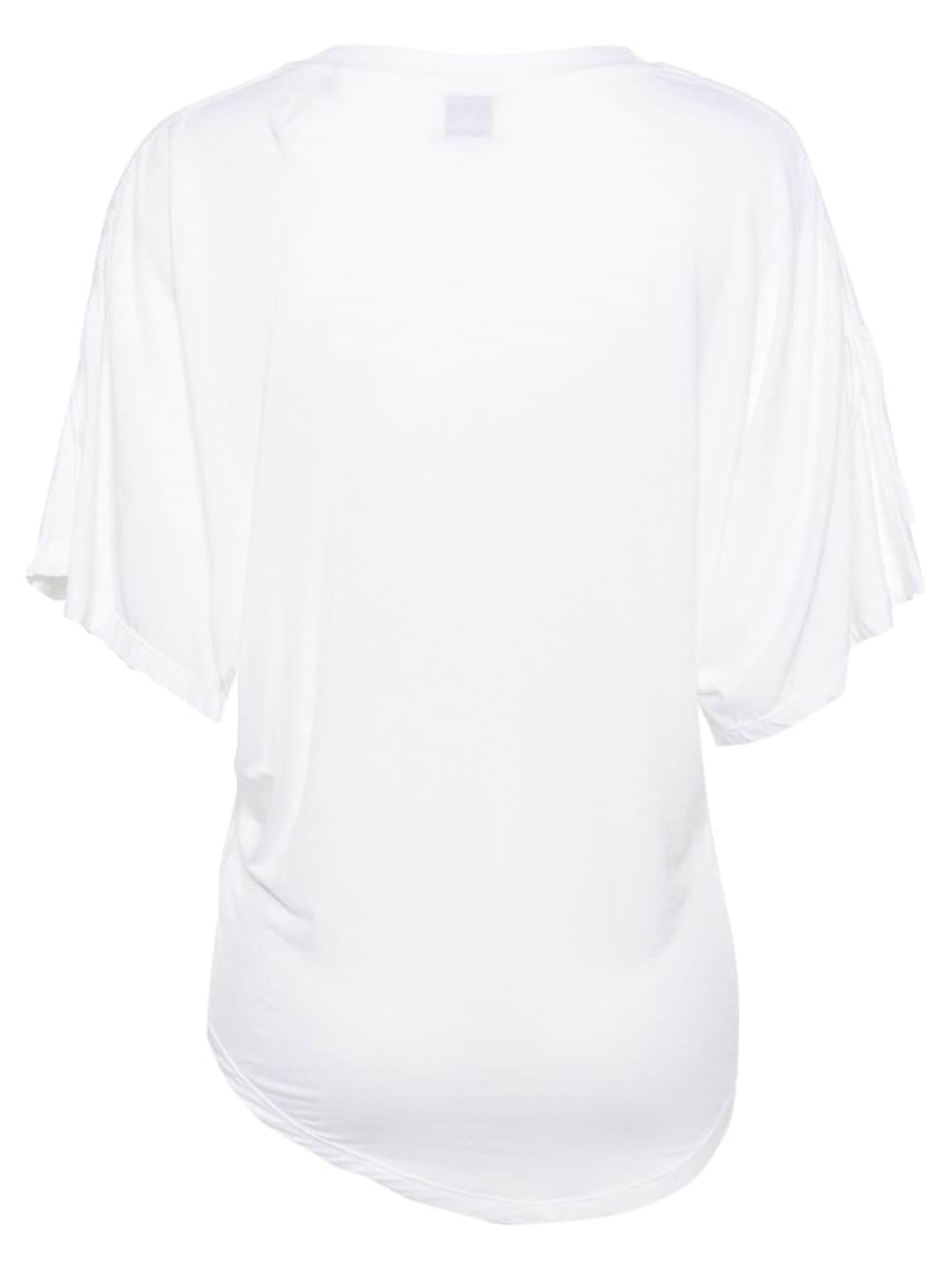 Shop Isabel Marant Zola Drawstring T-shirt In Weiss