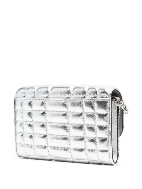 Wallet body bag／silver Buy Silver Leather Cross-Body Bag from Next USA