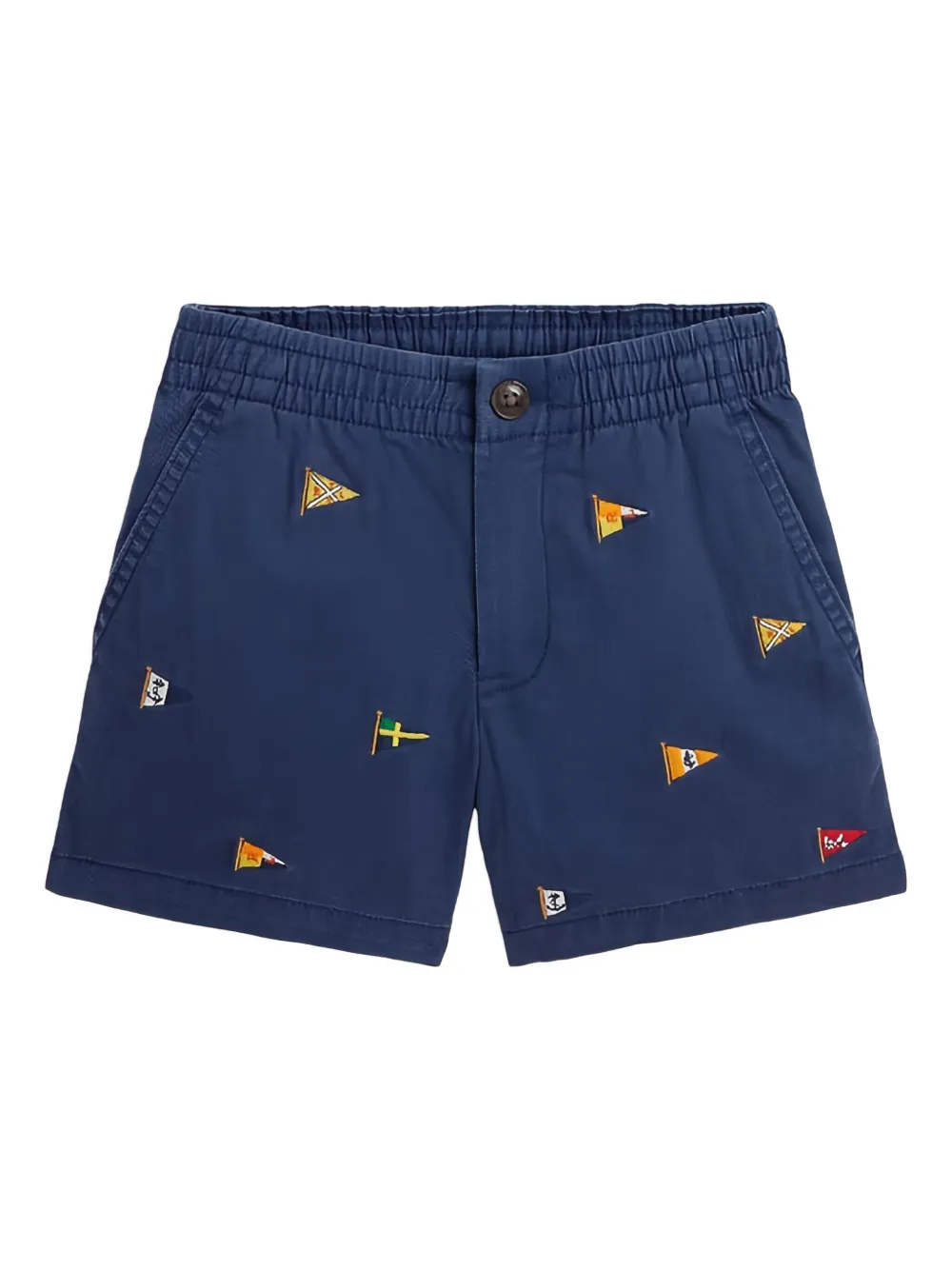 Polo Ralph Lauren Embroidered Shorts In Blue