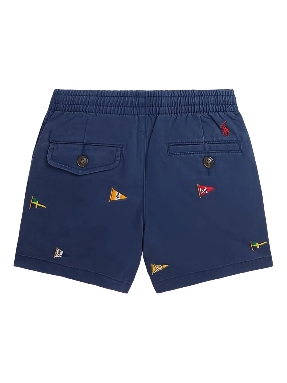 Polo Ralph Lauren Embroidered Shorts In Blue